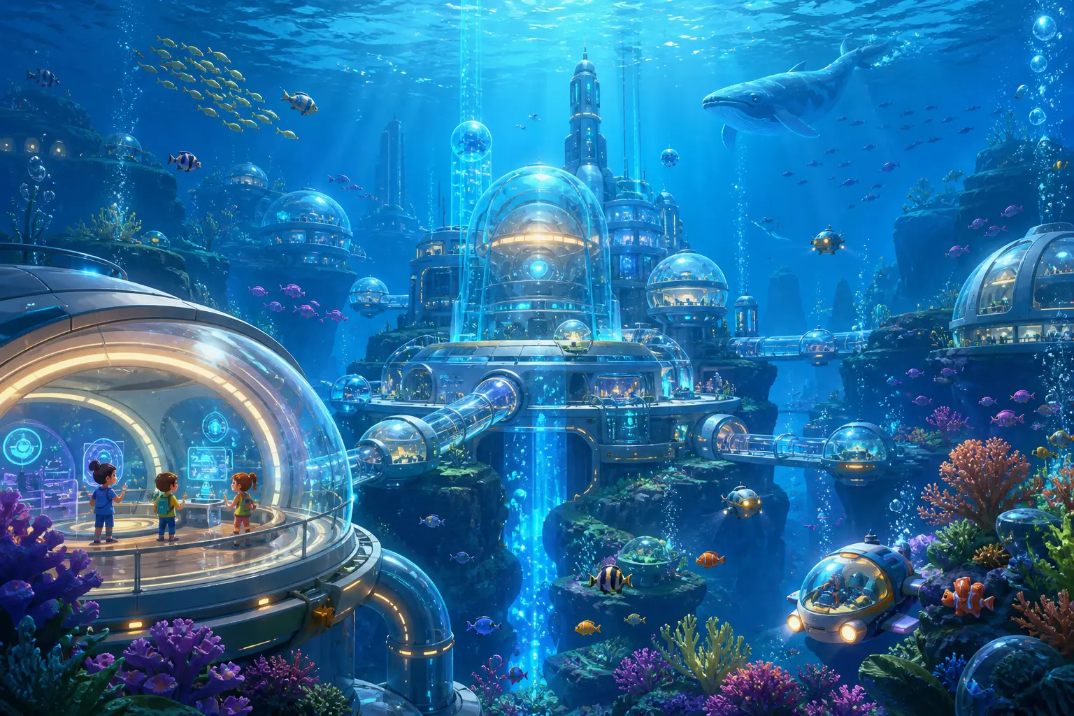 Deep Ocean Laboratory story world
