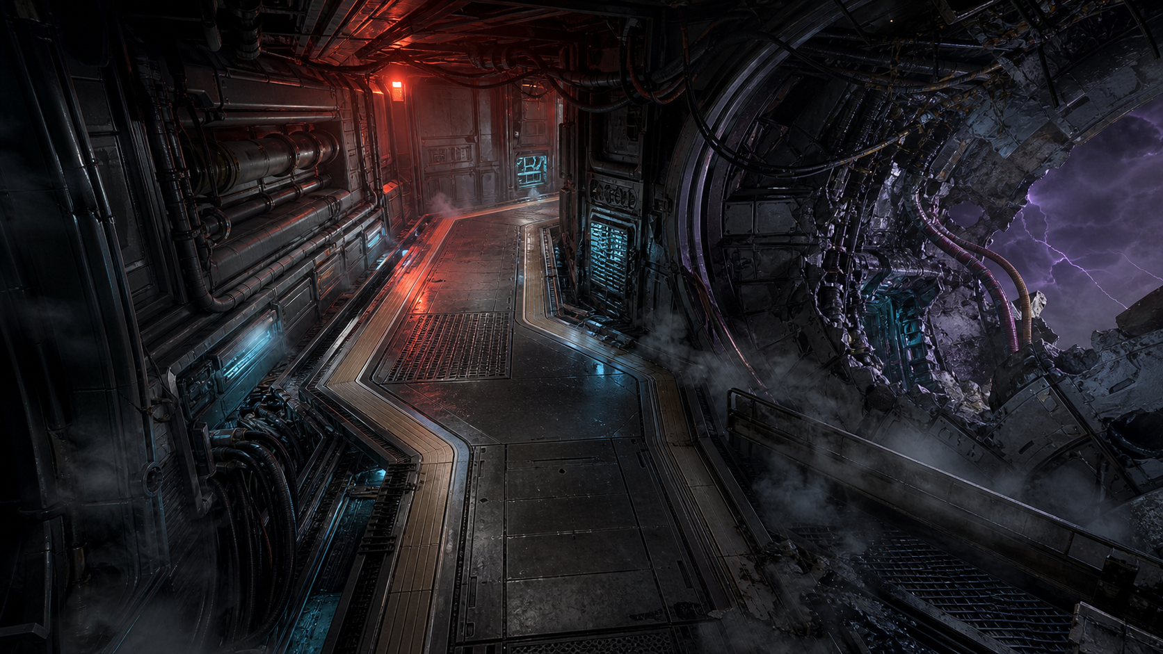 Storm Corridor — Space Rescue Academy seal by Edutek